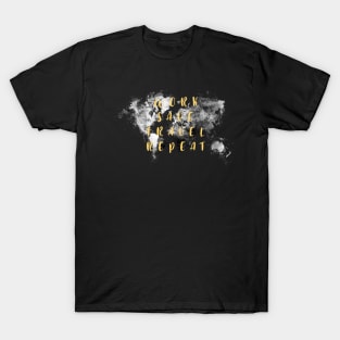 Work save travel map T-Shirt